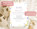 Floral Baby Shower invitation