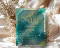 Gold Sweet 16 Birthday Invitation
