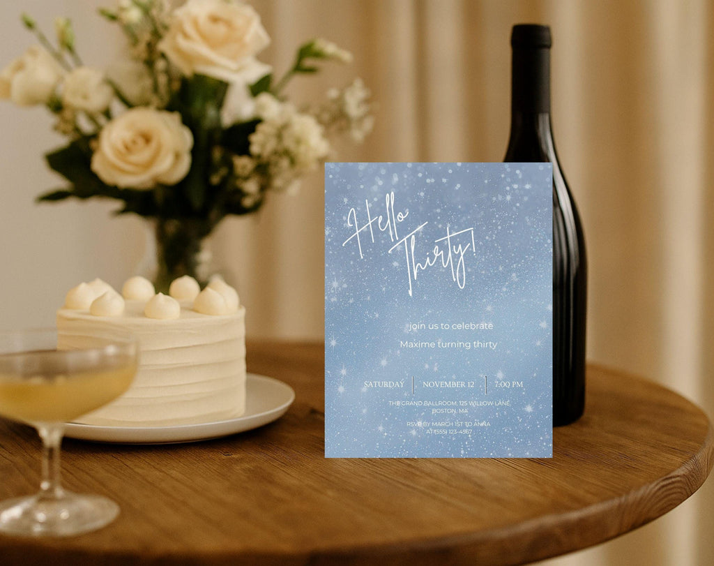 30th Birthday Invitation