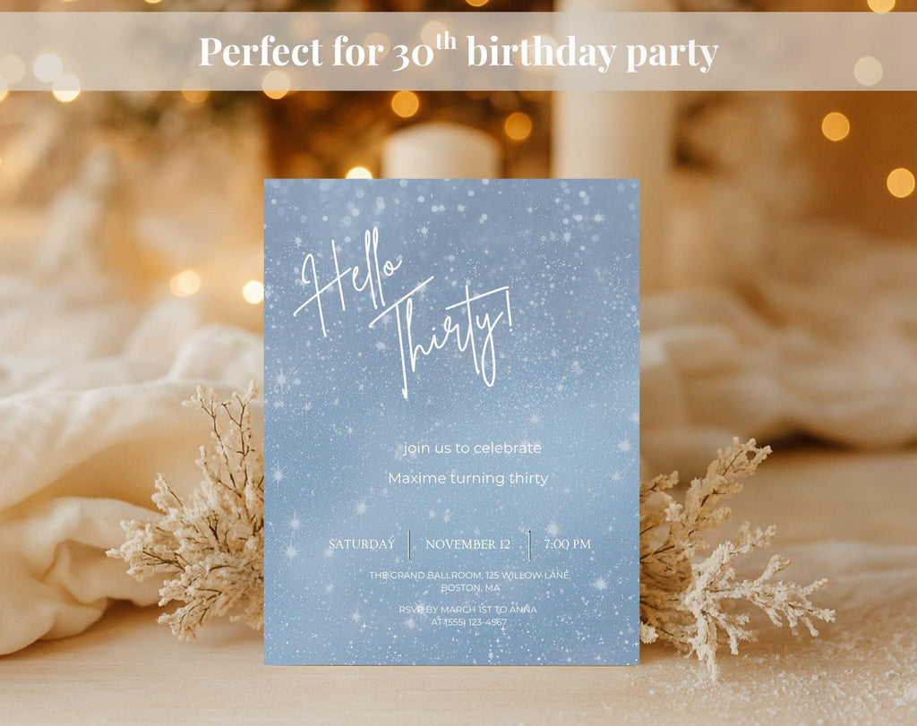 30th Birthday Invitation