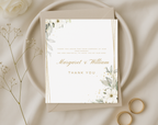 Wedding Anniversary Thank You Card Template